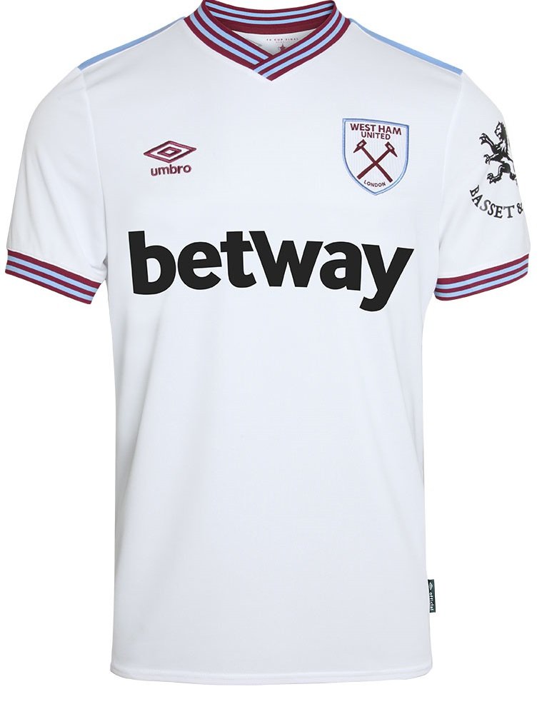 Camisa oficial Umbro West Ham 2019 2020 II jogador